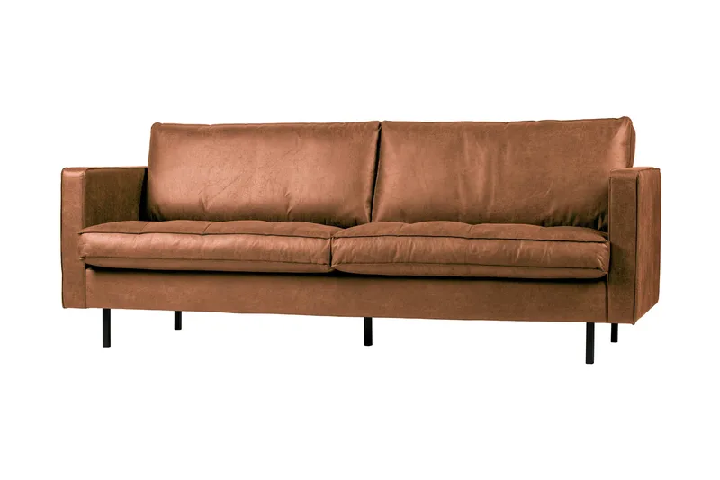 Teton 2,5-sits Soffa - Brun - Möbler - Vardagsrum - Soffor - Skinnsoffor