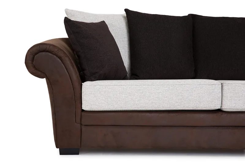 Toronto 3-sits Soffa - Brun/Beige - Möbler - Vardagsrum - Soffor - Skinnsoffor