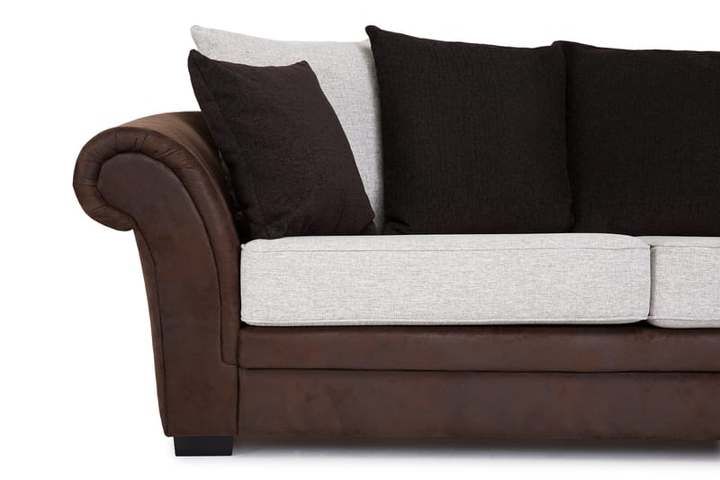 Toronto 3-sits Soffa - Brun/Beige - Möbler - Vardagsrum - Soffor - Skinnsoffor