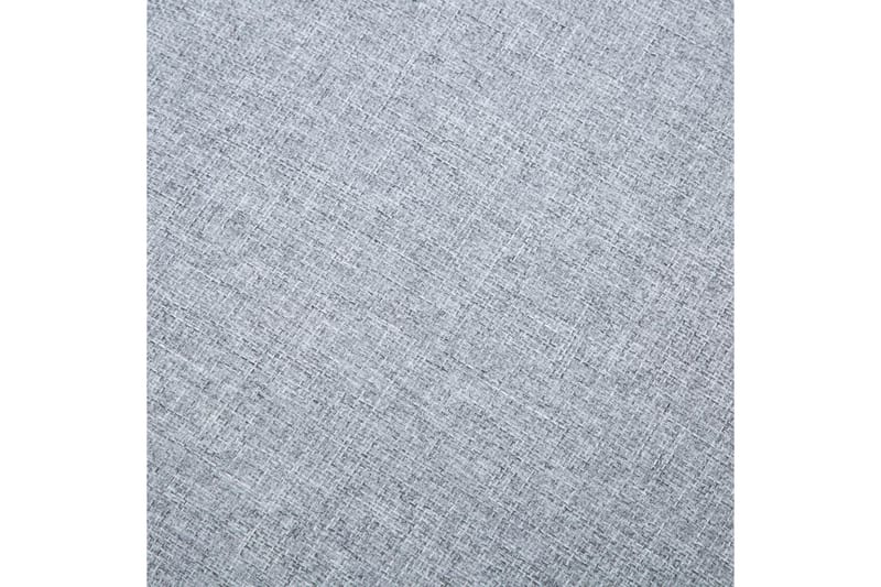 Soffa L-formad tygklädsel 171,5x138x81,5 cm ljusgrå - Grå - Divansoffa & schäslong