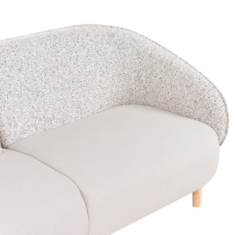 Soffa Umea - Beige, ljust trä - Möbler - Vardagsrum - Soffor - 3-sits soffor