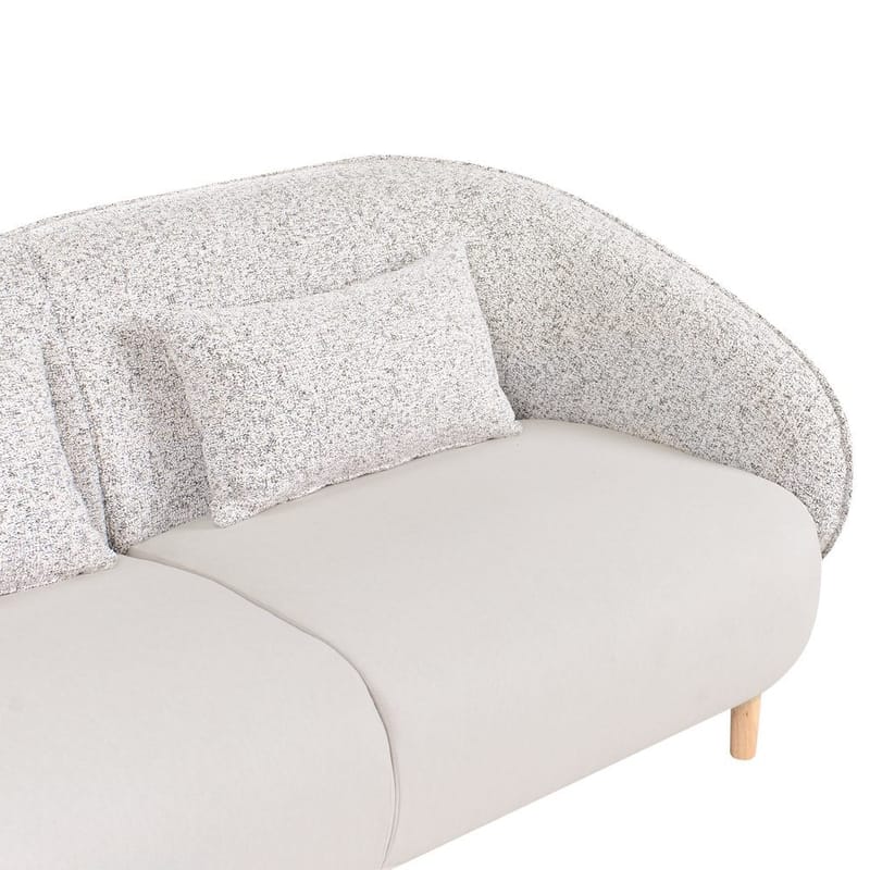 Soffa Umea - Beige, ljust trä - Möbler - Vardagsrum - Soffor - 3-sits soffor