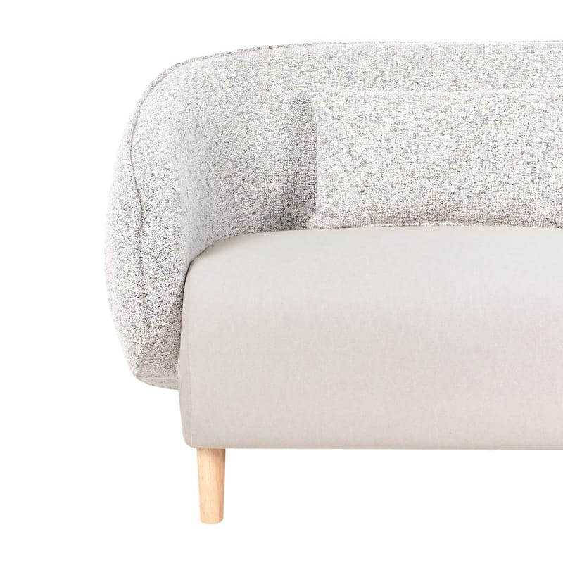 Soffa Umea - Beige, ljust trä - Möbler - Vardagsrum - Soffor - 3-sits soffor
