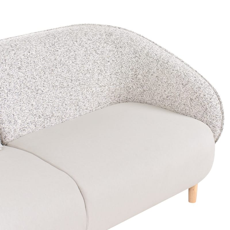 Soffa Umea - Beige, ljust trä - Möbler - Vardagsrum - Soffor - 3-sits soffor