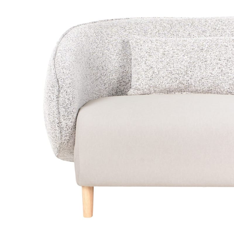 Soffa Umea - Beige, ljust trä - Möbler - Vardagsrum - Soffor - 3-sits soffor