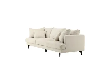 Sofia 3-sits Soffa 260 cm i Manchester - Beige - Möbler - Vardagsrum - Soffor - 3-sits soffor