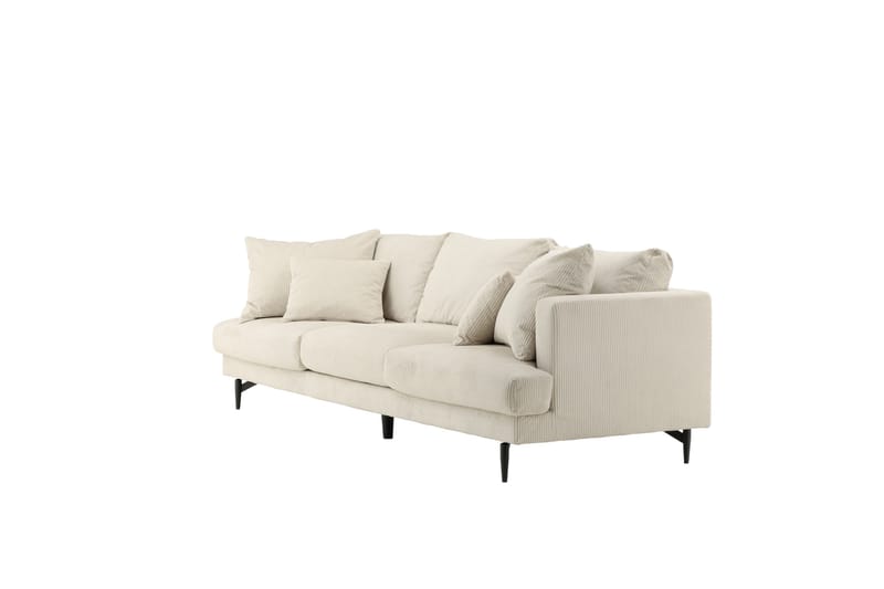 Sofia 3-sits Soffa 260 cm i Manchester - Beige - Möbler - Vardagsrum - Soffor - 3-sits soffor