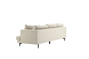 Sofia 3-sits Soffa 260 cm i Manchester - Beige - Möbler - Vardagsrum - Soffor - 3-sits soffor