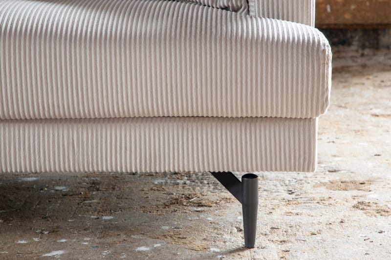 Sofia 3-sits Soffa 260 cm i Manchester - Beige - Möbler - Vardagsrum - Soffor - 3-sits soffor