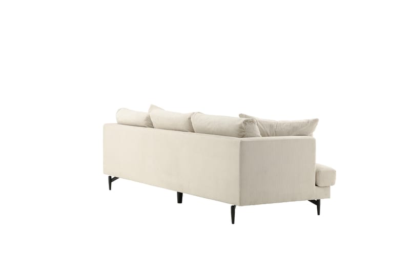 Sofia 3-sits Soffa 260 cm i Manchester - Beige - Möbler - Vardagsrum - Soffor - 3-sits soffor