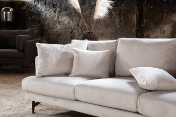 Sofia 3-sits Soffa 260 cm i Manchester - Beige - Möbler - Vardagsrum - Soffor - 3-sits soffor