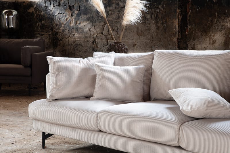 Sofia 3-sits Soffa 260 cm i Manchester - Beige - Möbler - Vardagsrum - Soffor - 3-sits soffor