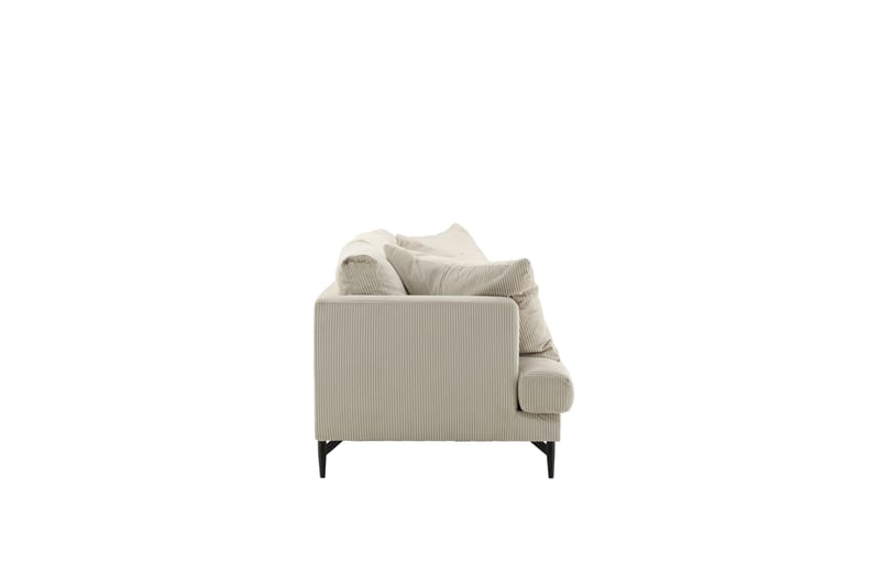 Sofia 3-sits Soffa 260 cm i Manchester - Beige - Möbler - Vardagsrum - Soffor - 3-sits soffor