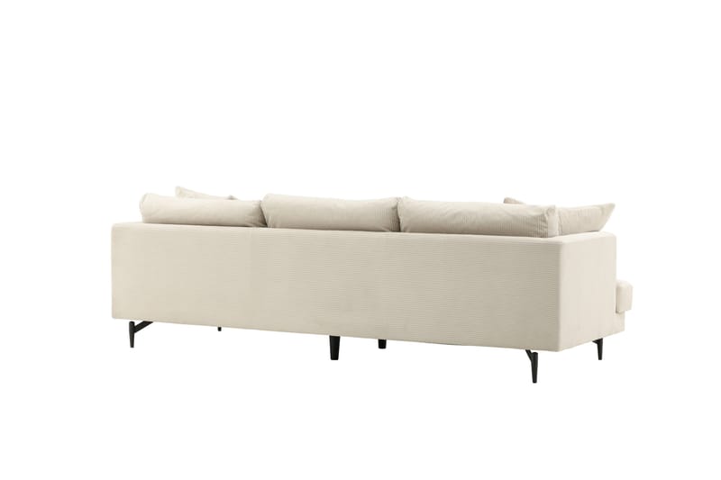 Sofia 3-sits Soffa 260 cm i Manchester - Beige - Möbler - Vardagsrum - Soffor - 3-sits soffor