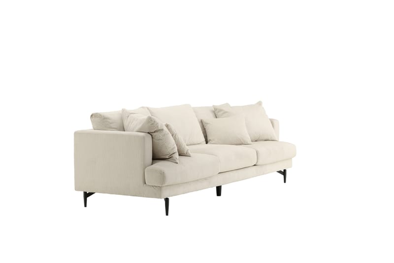 Sofia 3-sits Soffa 260 cm i Manchester - Beige - Möbler - Vardagsrum - Soffor - 3-sits soffor