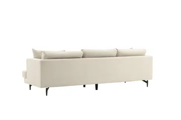 Sofia 3-sits Soffa 260 cm i Manchester - Beige - Möbler - Vardagsrum - Soffor - 3-sits soffor