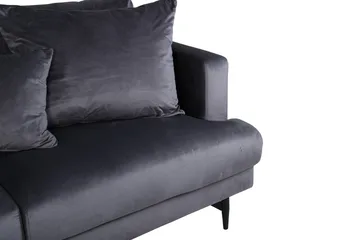 Sofia 3-sits Soffa - Mörkgrå - Möbler - Vardagsrum - Soffor - Sammetssoffor