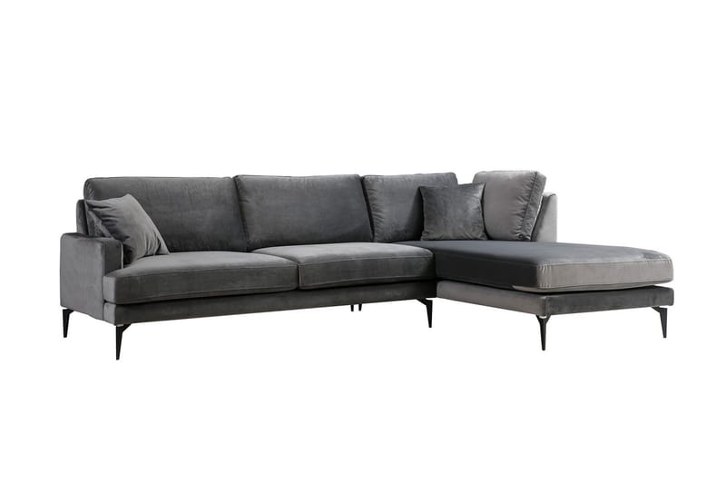 Stacker Hörnsoffa med Divan Höger - Svart - Möbler - Vardagsrum - Soffor - Divansoffa & schäslong