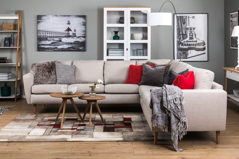 STAMFORD Large Hörnsoffa Beige -   - Hörnsoffor