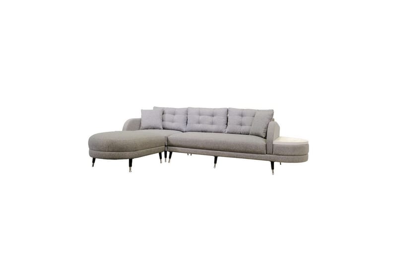 Sufian 3-sits Soffa med Divan - Mörkgrå - Möbler - Vardagsrum - Soffor - Divansoffa & schäslong
