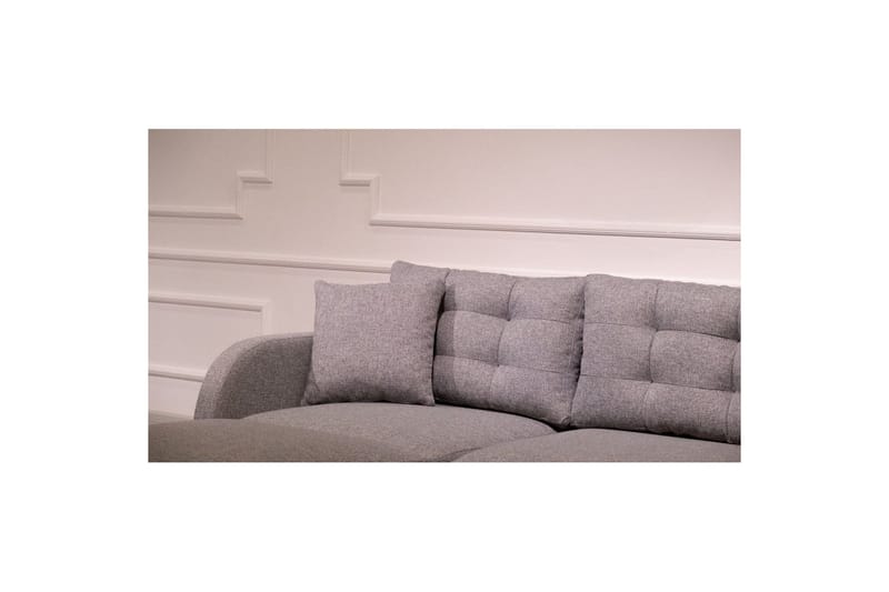 Sufian 3-sits Soffa med Divan - Mörkgrå - Möbler - Vardagsrum - Soffor - Divansoffa & schäslong