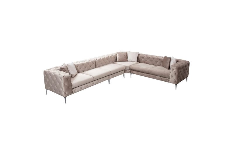 Sufian Hörnsoffa 5-sits - Beige - Möbler - Vardagsrum - Soffor - Hörnsoffor