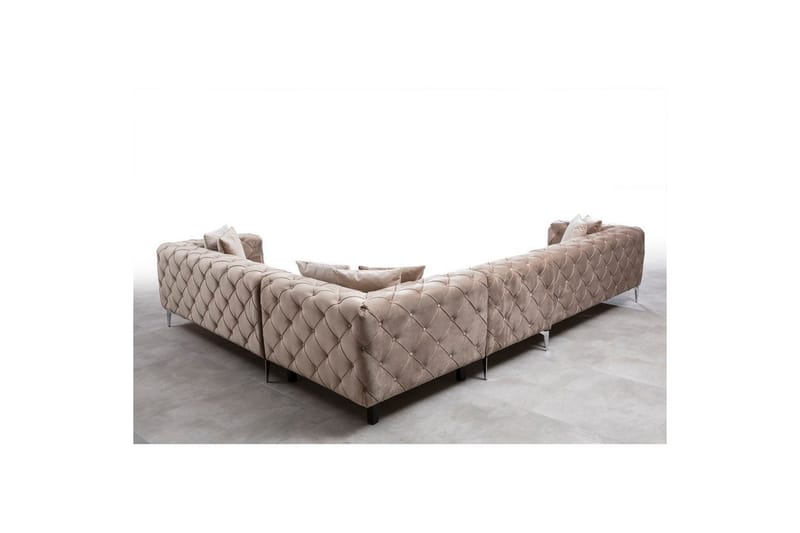 Sufian Hörnsoffa 5-sits - Beige - Möbler - Vardagsrum - Soffor - Hörnsoffor