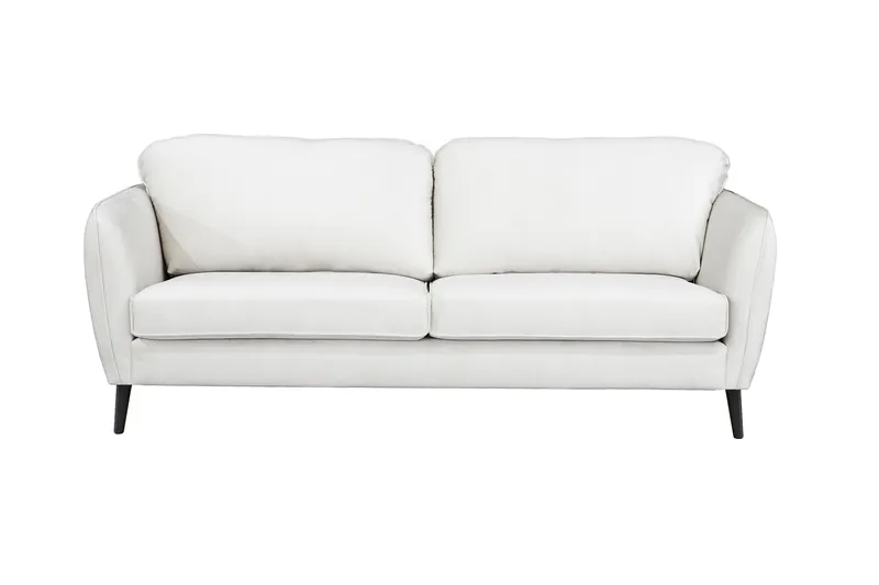Sundheim 3-sits Soffa, Vit, träben