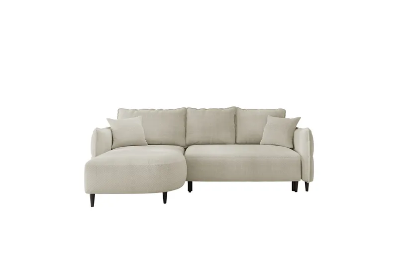 Sycylia Soffa med Divan 3-sits, Ljusgrå