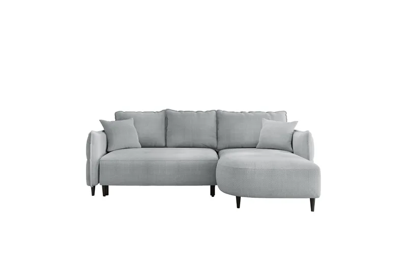 Sycylia Soffa med Divan 3-sits, Ljusgrå