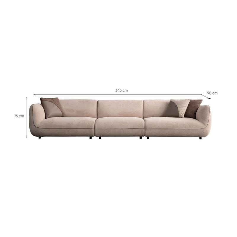 Talrosen 3-sits Soffa - Krämvit - Möbler - Vardagsrum - Soffor - 3-sits soffor
