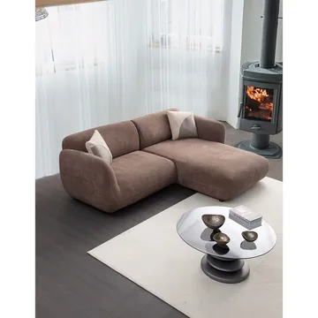 Talrosen 3-sits Soffa med Divan - Brun - Möbler - Vardagsrum - Soffor - Divansoffa & schäslong