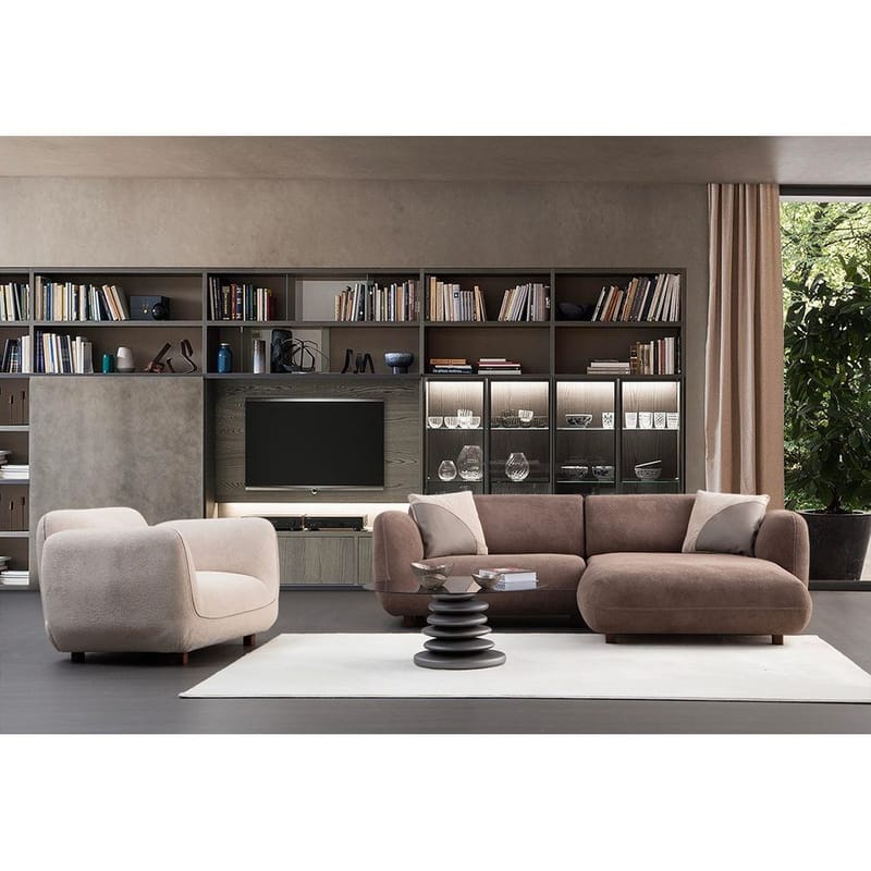 Talrosen 3-sits Soffa med Divan - Brun - Möbler - Vardagsrum - Soffor - Divansoffa & schäslong