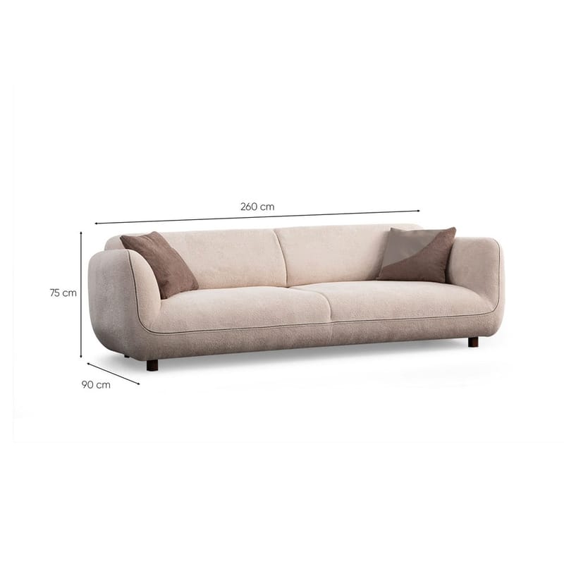 Talrosen 4-sits Soffa - Krämvit - Möbler - Vardagsrum - Soffor - 4-sits soffor