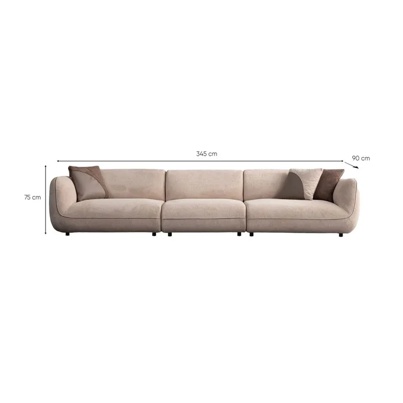 Talrosen 4-sits Soffa - Krämvit - Möbler - Vardagsrum - Soffor - 4-sits soffor