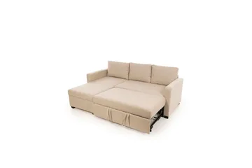 Tareen Soffa med Divan 3-sits - Beige - Möbler - Vardagsrum - Bäddsoffor - Bäddsoffa divan