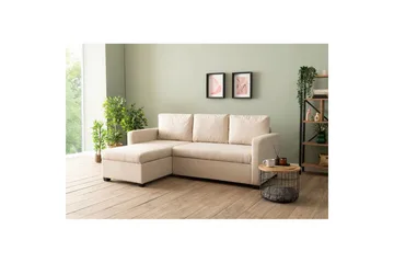 Tareen Soffa med Divan 3-sits - Beige - Möbler - Vardagsrum - Bäddsoffor - Bäddsoffa divan