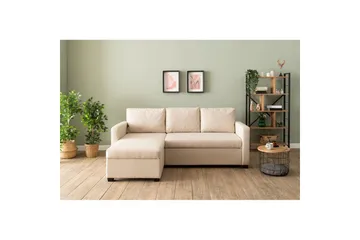Tareen Soffa med Divan 3-sits - Beige - Möbler - Vardagsrum - Bäddsoffor - Bäddsoffa divan