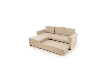 Tareen Soffa med Divan 3-sits - Beige - Möbler - Vardagsrum - Bäddsoffor - Bäddsoffa divan