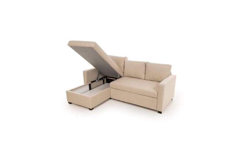 Tareen Soffa med Divan 3-sits - Beige - Möbler - Vardagsrum - Soffor - Divansoffa & schäslong