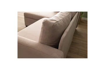 Tareen Soffa med Divan 3-sits - Brun - Möbler - Vardagsrum - Bäddsoffor - Bäddsoffa divan