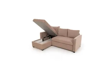 Tareen Soffa med Divan 3-sits - Brun - Möbler - Vardagsrum - Bäddsoffor - Bäddsoffa divan