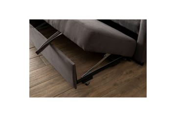 Tareen Soffa med Divan 3-sits - Grå - Möbler - Vardagsrum - Bäddsoffor - Bäddsoffa divan