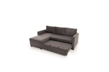 Tareen Soffa med Divan 3-sits - Grå - Möbler - Vardagsrum - Bäddsoffor - Bäddsoffa divan