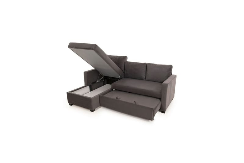 Tareen Soffa med Divan 3-sits - Grå - Möbler - Vardagsrum - Soffor - Divansoffa & schäslong