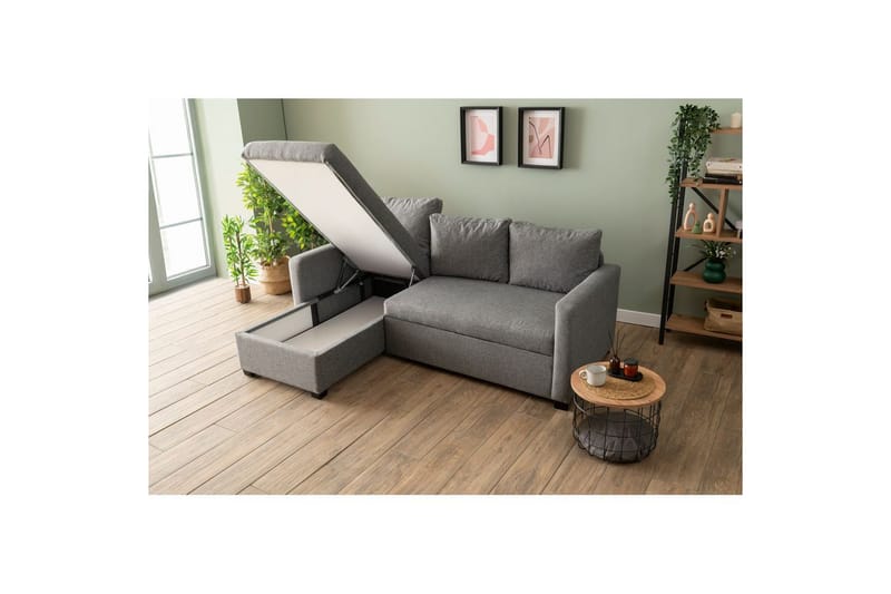 Tareen Soffa med Divan 3-sits - Ljusgrå - Möbler - Vardagsrum - Soffor - Divansoffa & schäslong