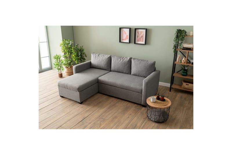 Tareen Soffa med Divan 3-sits - Ljusgrå - Möbler - Vardagsrum - Soffor - Divansoffa & schäslong