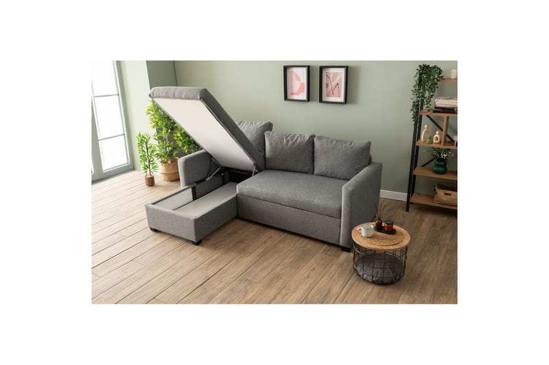 Tareen Soffa med Divan 3-sits - Ljusgrå - Möbler - Vardagsrum - Soffor - Divansoffa & schäslong