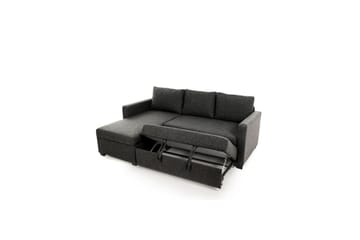 Tareen Soffa med Divan 3-sits - Mörkgrå - Möbler - Vardagsrum - Bäddsoffor - Bäddsoffa divan