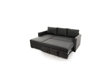 Tareen Soffa med Divan 3-sits - Mörkgrå - Möbler - Vardagsrum - Bäddsoffor - Bäddsoffa divan